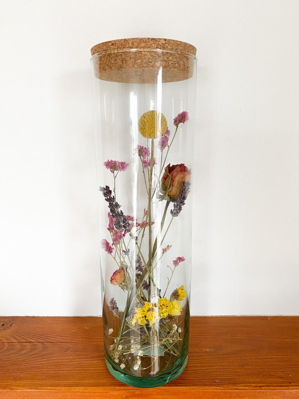 Trockenblumen im Glas XL
